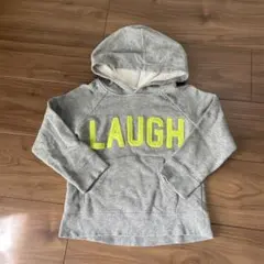 GLOBAL WORK グレー パーカー M LAUGH