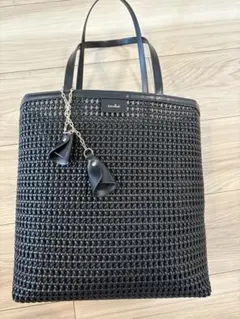 編み込みデザイン トートバッグ / ハンドバッグ