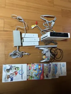 Wii 本体 + リモコン3個 + ゲームソフト