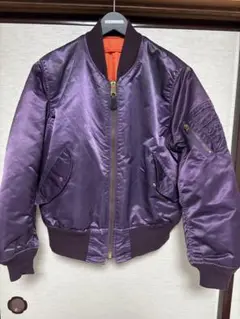 CORINTH MA-1 フライトジャケット USA製 M 紫　コリンズ