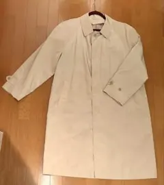 ベージュ ステンカラーコートメンズ