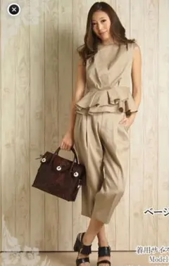 m様専用【美品】グレース　トリアセタックドレープ・ノースリーブセットアップ