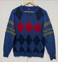 激レア GAP アーガイル✖️ボーダー　デザインクレイジーセーター