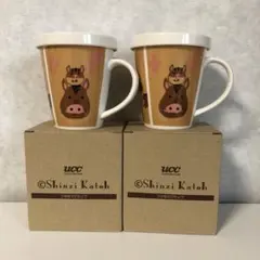 UCCマグカップ　コーヒーカップ　UCCカップ　カトウシンジ