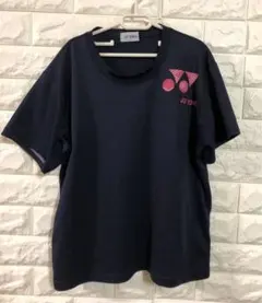 美品　ヨネックス　Tシャツ　SSサイズ  ネイビー　ピンク