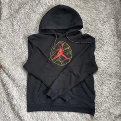 JORDAN グラフィックプリント パーカー ブラック