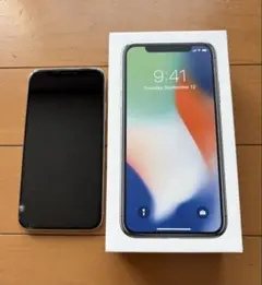 Apple iPhone X シルバー　ジャンク品　256GB