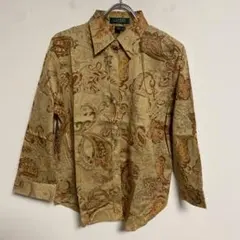POLO RALPH LAUREN ラルフローレン ペイズリー柄シャツ M