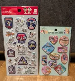 ☆新品☆大人気プリンセスウォーターシール　ミッキーペタペタシール
