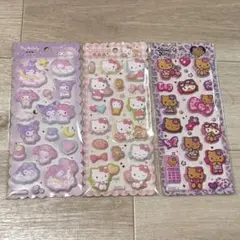 もちもちマシュマロシール サンリオ クロミ&マイメロディ、キティ、日焼けキティ