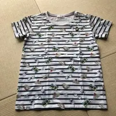 ルコックスポルティフ ミッキー柄ストライプTシャツ 150サイズ