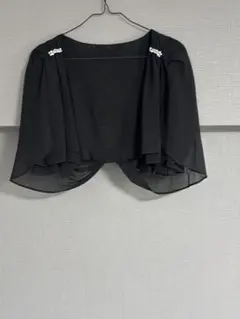 RewdeRew ブラック シフォン ボレロ パーティー 羽織りのサムネイル