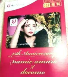 安室奈美恵25th×dポイントカード 非売品 【新品・未使用】 安室奈美恵 25周年記念 dポイントカード - メルカリ