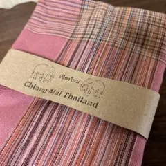 ストール　ショール　新品　ピンク　幅65cm タイ　チェンマイ　送料無料