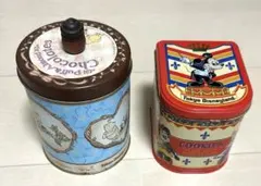 ディズニーランド　お土産　レトロ空き缶　2つセット