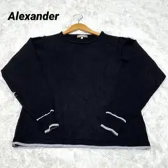 【アレクサンダー】/Alexander/ニット/（L）/長袖/トップス/なめらか