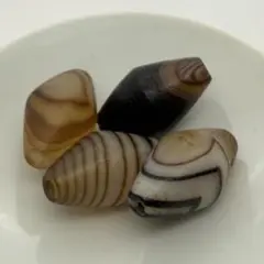 10617_アゲート ソロバン 14 x 23mm 4粒