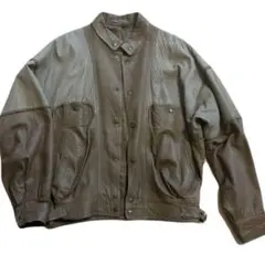 J.T.LIGHT レザージャケット レーヨン ブルゾン