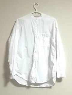 ホワイト長袖シャツ ワイシャツ 白トップスシャツ