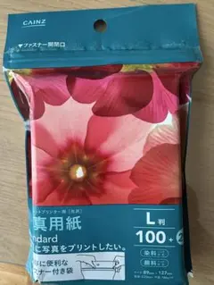 CAINZ L判写真用紙 100枚 光沢