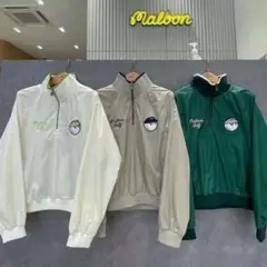 マルボンゴルフ Malbon レディース ハーフジップブルゾン ジャケット春秋冬
