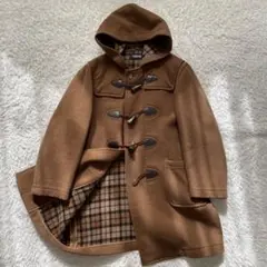 【限定値下げ中】MASONS ダッフルコート ウール　キャメル　裏地チェック　M