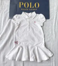 ラルフローレン 春夏 刺繍入り ポロ ワンピース チュニック 18M 85 90