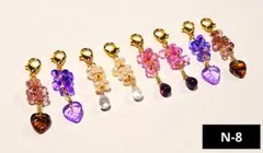 N-6/チェコビーズ/雫ドロップ/ファルファーレチャーム