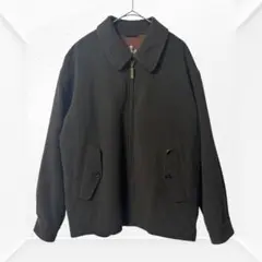 2430☆ Aquascutum 毛90%カシミヤ10%アウター　フルジップ　M