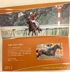 2012年度代表馬ジェンティルドンナ(コレクション用)