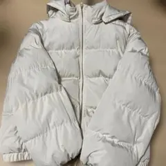 ダウンジャケット アイボリー