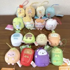 すみっコぐらし ばんざいゴムひも付きマスコット たぴおかコンビニ13点
