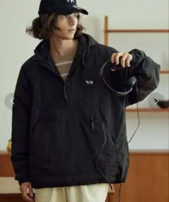 ハーフジップ ブルゾン