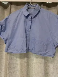 ZARA ストライプ 半袖シャツ S