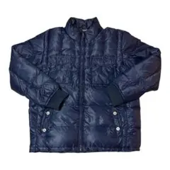 GAP ダウンジャケット ネイビー 00s フルジップ ミリタリー XL相当