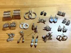 レディースピアス　17点まとめ売り