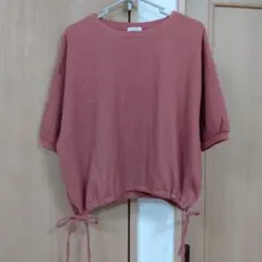 ハニーズ　裾リボンカットソー　L