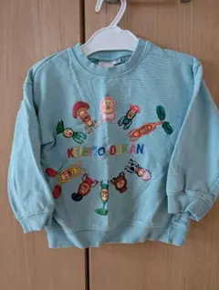 KOBITO-DUKAN 長袖トレーナー 100cm 水色