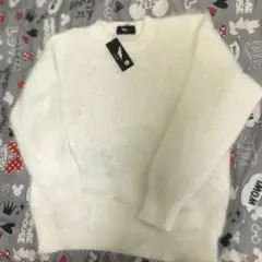 新品【FVLMEN】シャギー クルー ニット プルオーバ　Lサイズ