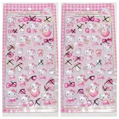 ボンボンドロップシール サンリオ ハローキティ キティちゃん 2枚セット