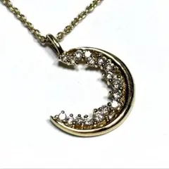 Chandrika 18K ムーンダイヤモンドネックレス ショート - メルカリ