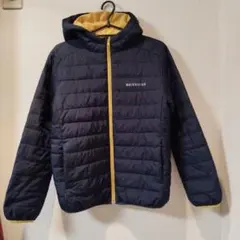 QUICKSILVER 中綿ジャケット　 ネイビー/イエロー