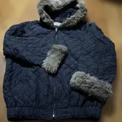 INGEBORG ネイビー キルティングジャケット
