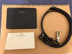 【新品未使用】PELLE MORBIDA パスケース ネイビー