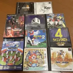 中古ゲームソフトセット　10本　プレステ　プレステ2 3DS