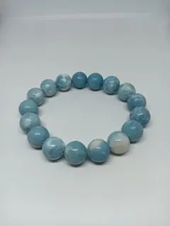 66．天然石ラリマー　パワーストーンブレスレット