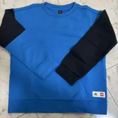 adidas LEGO コラボ トレーナー 青黒