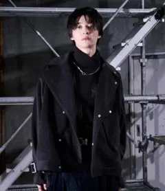 ブルゾン アウター ２WAYシルバーバックルブルゾン