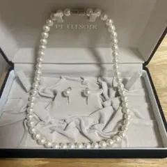 PETITSOIR 真珠 ネックレス イヤリングセット