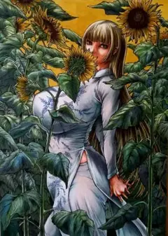 「Anastasia, 1968」/手描きイラスト コピック B5